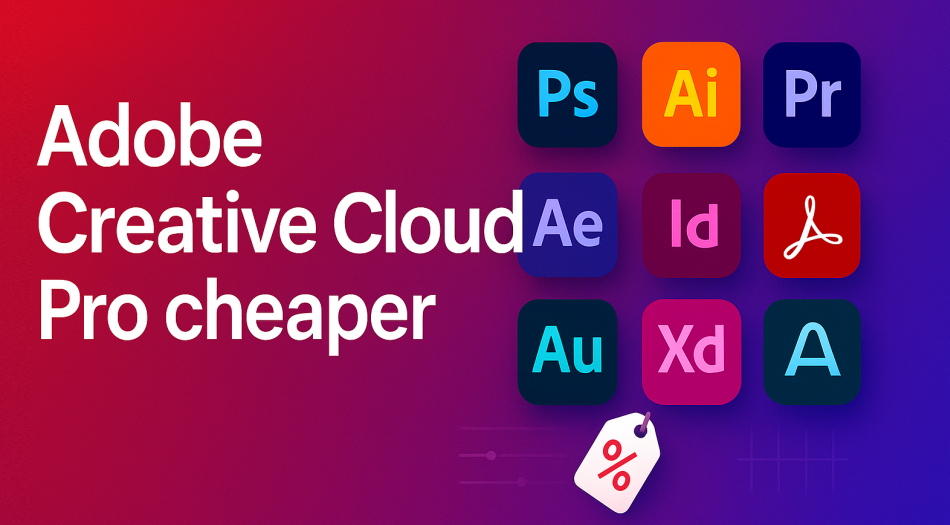 Adobe Creative Cloud Pro cheaper (without VPN 2025)